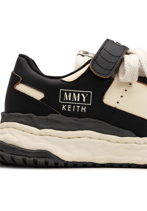 sneakers keith uomo nere e bianche in pelle MAISON MIHARA YASUHIRO | A13FW702BLACK